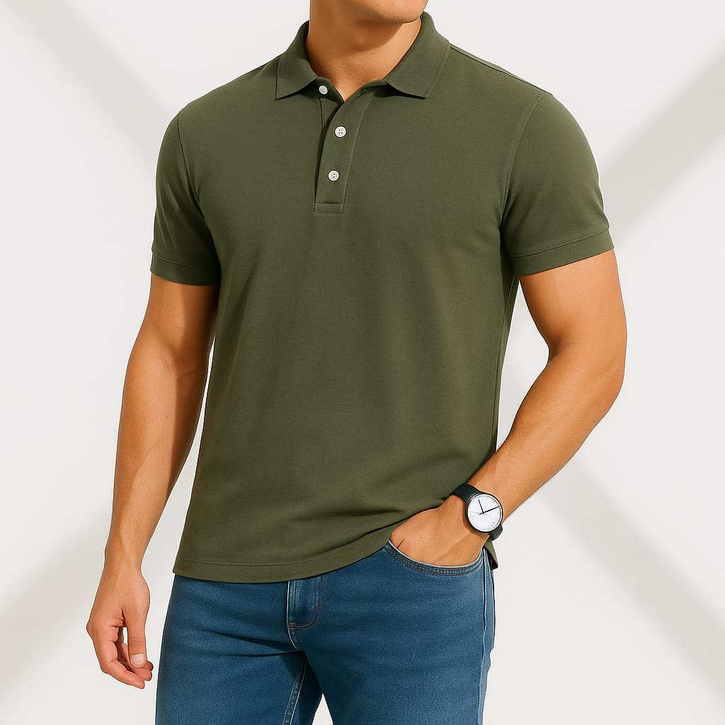 Urban Olive Polo (XL Only)